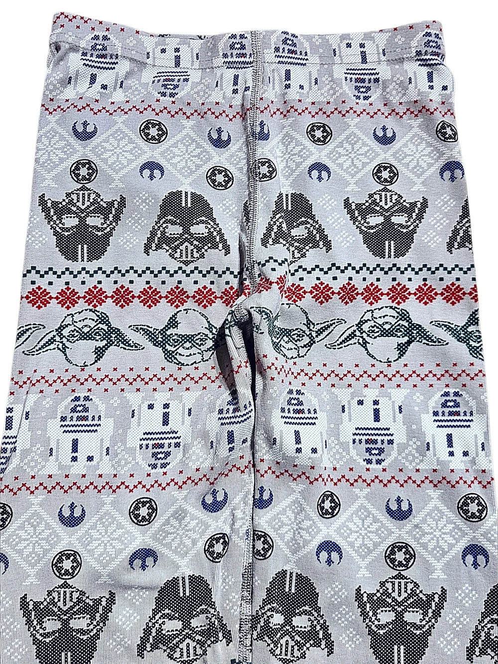 Hanna Andersson Star Wars Fair Isle Holiday Organic Cotton Pajama Pants 12